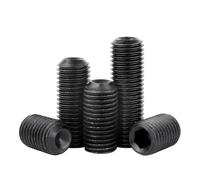 10 unids/lote M2 M2.5 M3 M4 M5 M6 M8 M10 tornillo de fijación de punta de copa sin cabeza tornillo de fijación hexagonal de acero al carbono de grado 12,9(M10,25mm x10pcs)