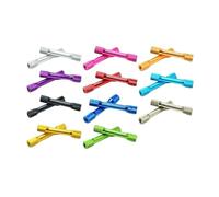 10 unids/lote M3 separadores de aluminio moleteados de doble cabeza espaciador redondo columna de separación M3x15/20/25/28/30/35/37/40mm(Pink,M3x35)