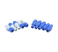 10 Unids/Lote Nac3Fca Speakon Enchufe 3 Pin Conector Powercon Macho 20A 250V Ac Conector de AlimentacióN Azul y