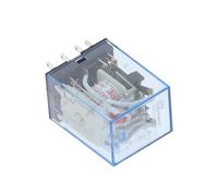 10 unids/lote relé de potencia MY2NJ 12V 24V 36V 110V 220V 380V AC bobina relé en miniatura DPDT 2NO 2NC 8 pines 5A 240VAC HH52P(DC 110V)