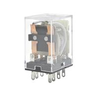 10 unids/lote relés de Control en miniatura pequeño relé intermedio AC12V DC24V AC220V HH52P HH53P HH54P HH62P HH63P HH64P MY2NJ MY3NJ(24V,HH64P DC)