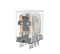 10 unids/lote relés de Control en miniatura pequeño relé intermedio AC12V DC24V AC220V HH52P HH53P HH54P HH62P HH63P HH64P MY2NJ MY3NJ(HH54P AC)