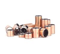 10 unids/lote SF-1 casquillo de cojinete compuesto autolubricante manguito de eje de cobre sin aceite diámetro interior 3 4 5 6 7 8 9 10mm(6x8x20mm)