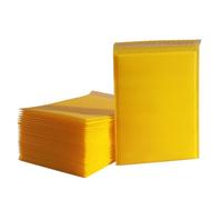 10 unids/lote sobres acolchados autosellados sobres de burbujas de polietileno sobres acolchados bolsas de regalo bolsas de sobres de embalaje coloridas para libros-amarillo-11 * 15cm