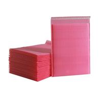 10 unids/lote sobres acolchados de burbujas de polietileno sobres acolchados autosellados bolsas de regalo bolsas de sobres de embalaje coloridas para libros-rosa-15 * 20cm