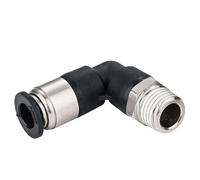 10 unids/lote SPL rosca macho codo 1/8 1/4 3/8 1/2 90 grados L tipo Accesorios Neumáticos codo válvula de parada de aire