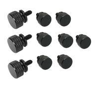 10 Unids/Lote UNC6 -32 M3.5 Tornillo de Mano para Soporte GPU PSU Caja Computadora Tornillos Panel Lateral Ensamblaje PC RefrigeracióN por Agua Negro