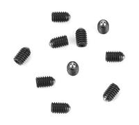 10 unids M4 tornillo rosca bola bola émbolos conjunto hexagonal bola bola émbolo émbolo resorte de acero(M4*8)