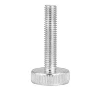 10 Unids M8 Tornillos de Mariposa Tornillos de Cabeza Moleteada Plana de Acero Al Carbono Recubierto de Zinc Para Herramientas de Electrodomésticos Tornillos de Cabeza Moleteada Plana(M8*40)