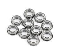 10 unids MF106ZZ Acero Inoxidable Flanged Ball Bearing Mini Rodamientos de Metal 6x10x3mm