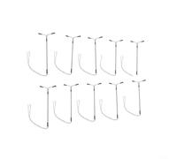10 unids modelo ferrocarril calle luces HO OO escala LED postes 14cm blanco luz cobre acabado para trenes