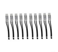 10 unids Motor normalmente cerrado interruptor de temperatura del protector térmico serie KSD9700 para dispositivos eléctricos incluyendo transformadores y accesorios de iluminación (17AM033-130C)