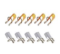 10 unids Nail Art Tips guía guía de las formas doradas gel UV UV reutilizable acrílico Nail Art Tips extensión guía formulario herramienta manicura uñas herramienta dedo 10 bolsa oro dos caja muy p