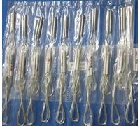 10 unids nuevo WZP-PT100 PT100 Sensor de temperatura con cerámica o acero 300 mm