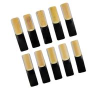 10 Unids/pack Bb Saxofón Tenor Cañas Fuerza 2,5/3,0 Instrumentos De Saxofón Piezas De Lengüeta Práctico Accesorio de Saxofón (Color : Strength 2.5)