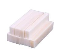 10 Unids/pack Hueso Guitarra En Tuerca Guitarra Sin Ranuras Reemplazo Para Guitarra Eléctrica Popular Juego Tuercas Puente Guitarra