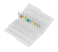 10 Unids Pcb Brocas 0.3-1.2mm Tungsten Carbide Micro Drill Bits Set Herramienta Para Pcb Placa De Circuito De Impresión