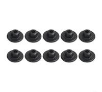 10 unids plástico tapa tuercas con arandelas para BMW X3 X5 X6 cuerpo arco forro Trim 07147169847 ABS negro sujetadores piezas de coche de repuesto