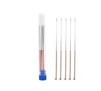 10 Unids/Set 0,2 mm-1,0 mm Agujas de Limpieza de Boquillas de Impresora 3D Kit de Agujas de Acero Inoxidable Compatible con Boquilla de Impresora 3D Pieza de Limpieza de Extremo Caliente(0.8mm 10pcs)