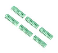 10 Unids/set 12 Pines 2,54mm Paso Verde PCB Conectores de Bloque de Terminales de Tornillo Universal