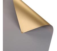 10 unids/set 60 * 60cm papel for envolver flores papel impermeable envoltorio for manualidades decoración de boda(Light grey)