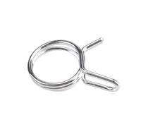 10 unids/set abrazaderas de manguera Clips de resorte de tubo universales Clips de tubo de sellado de acero inoxidable abrazaderas de tubo prácticas Hardware(8mm)