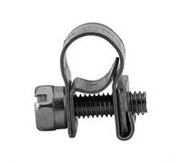 10 Unids/Set Abrazaderas De Manguera De Acero Inoxidable Resistente T-Bolt Mini Línea De Combustible Clips De Tubería De 6 Mm-20 Mm Tamaño Opcional Para Fontanería (13-15 Mm)