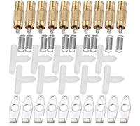 10 Unids/Set Bebedero Automático de Tetina de Acero Inoxidable para Hurones Ratas Conejos | Bebedero sin Mascotas en Lisse | Equipo de Bebidas Fácil de Instalar | Hidratación (#2)