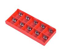10 Unids/set CNC Insertos de Punta de Carburo Cortador de Cuchillas Herramienta de Torneado con Caja DCGT070204 - AK