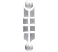 10 unids Set consola central aire AC botón cubierta Trim para Mercedes para Benz Clase C W204 CLS C218 GL GLK ML modelos se adapta a 2011 2017 ABS Material plástico