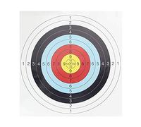 10 Unids/Set De Papel De Tiro con Arco, 60x60 Cm, Anillo Completo, Arco, Flecha, Tiro, Práctica, Tiro con Arco, Papel De Blanco Talla única