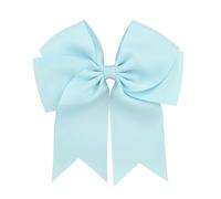 10 unids/set de pinzas for el cabello con lazo Color sólido for mujer, anudado cinta hecha a mano, pasadores horquilla, accesorios for Para Animadoras(Bowknot-17)