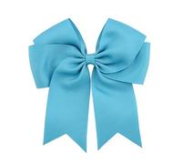 10 unids/set de pinzas for el cabello con lazo Color sólido for mujer, anudado cinta hecha a mano, pasadores horquilla, accesorios for Para Animadoras(Bowknot-7)