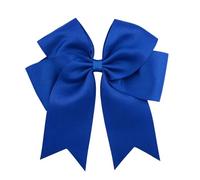 10 unids/set de pinzas for el cabello con lazo Color sólido for mujer, anudado cinta hecha a mano, pasadores horquilla, accesorios for Para Animadoras(Bowknot-6)