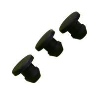 10 unids/set tapones de goma, tapón de cierre, tapas de orificio de goma de silicona negras de 4,5 mm a 50,6 mm, tapa de enchufe tipo T, junta a presión, tapas de extremo ciego(15mm)