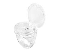 10 Unids/set Tinta Container Ring Cups Pestañas Extender Pigment Ink Holder Container Cup Cap con tapa Kit de tatuaje para salón de tatuajes profesional