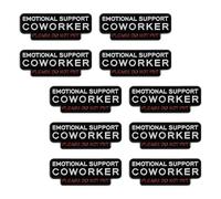 10 unids/set trabajo humor emoción apoyo pin colega no mascota insignia de seguridad broche joyas para profesionales comodidad colega