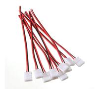 10 unids sin soldadura 2 pines LED tira conectores 8mm para 3528 5050 un solo color cinta flexible luz hogar oficina decoración