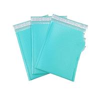 10 UNIDS/Sobres Acolchados de Burbuja Verde Azulado Bolsa de Correo Autoadhesiva Sobres de Burbuja Sobres de Envío Bolsa Postal-Rosa Desnudo-35x38cm