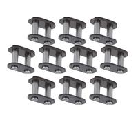 10 unids T8F Bike Chain Master Link, conectores de resistencia al desgaste de acero, peso ligero, rendimiento estable, fácil de instalar para reemplazo, reutilizable, 10 PC,