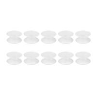 10 Unids Tanque de Peces de Acuario Ventosas de Silicona Ventosas de Doble Cara Lechón para Bomba de Tanque de Peces de Acuario
