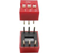10 Unids Tipo Deslizante Módulo de Interruptor DIP Modo de Posición 2.54mm Paso Interruptor de Palanca Rojo Interruptor a Presión Interruptor Dial (Color : 8)(3)