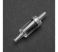 10 Unids Válvula de Control de Flujo de Aire del Acuario Válvula de Retorno de Una Vía Sin Vuelta Válvula de Control de la Bomba de Aire del Tanque de Peces de Acuario(Negro Transparente)