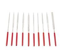 10 unids Yootones traste Tuerca Saddle Slot Pickguard Rectificado Archivos Set Luthier Herramienta de reparación para herramientas de reparación de guitarra