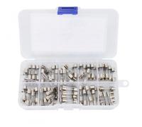 10 Valores 100 Piezas Fusible de Vidrio de Fusión Rápida 5x20 mm 0.2A 0.5A 1A 2A 3A 5A 6A 8A 10A 15A