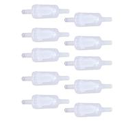 10 Válvulas de Retención de Resistencia a la Presión Fuerte, Bomba de Aire PP de 4 Mm, Evitan el Reflujo de Líquido, para Alimentos y Bebidas, Color Blanco (4MM Blanco)
