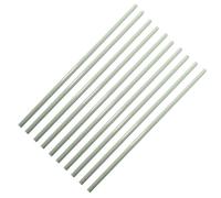 10 varillas de fibra de vidrio blancas de 500 mm de largo, resistentes y duraderas for agricultura, de alta tenacidad y resistencia al calor.(8.0x500mm)