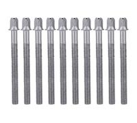10 varillas de tensión de metal para tambor de repuesto, tornillos apretados, pernos, piezas de reparación de tambor de percusión para graves