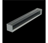 10 varillas sólidas cuadradas de PMMA, transparentes, extruidas, de acrílico.(100 * 20 * 20MM)