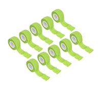 10 Vendas Autoadhesivas de 1 Pulgada X 2,2 Yardas, Vendaje de Compresión Atlético para Dedo, Mano, Muñeca, Tobillo, Codo, Brazo, Pierna (verde)